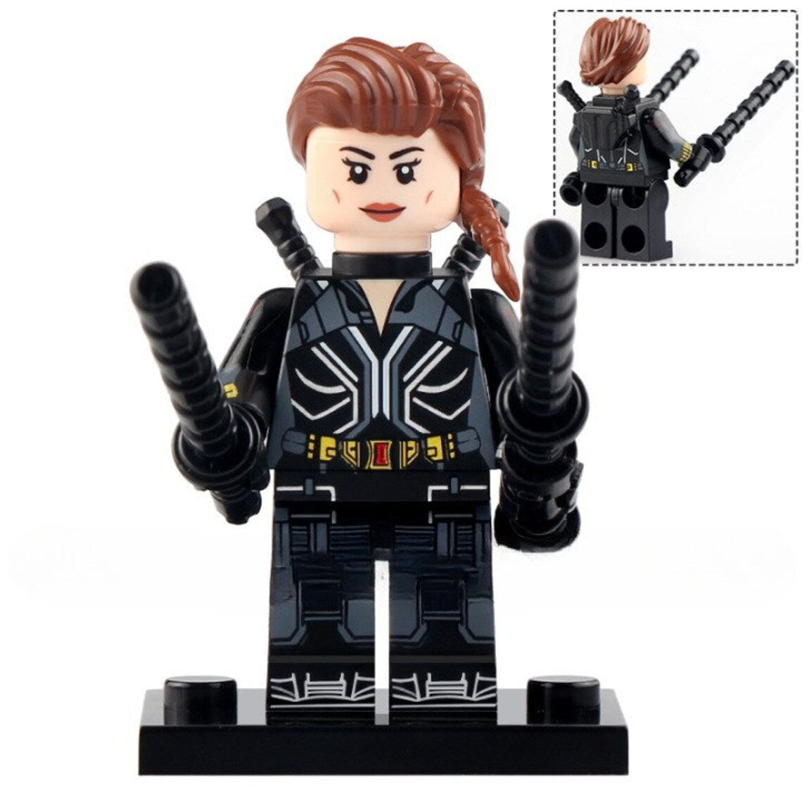 Iron Maiden Melina Vostokoff Black Widow Custom Marvel Superhero Minifigure1