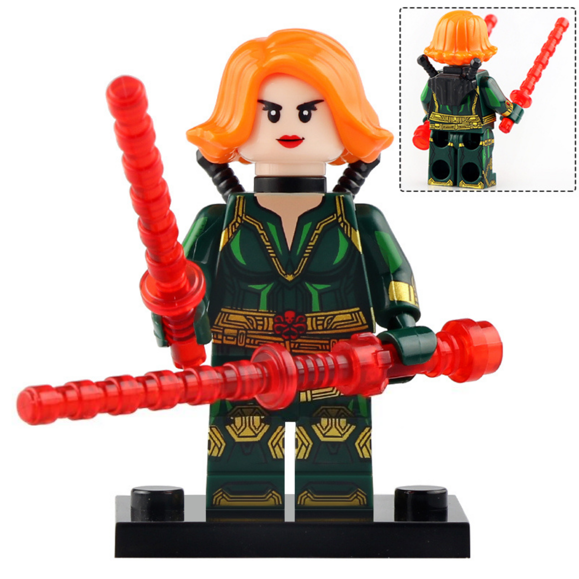 Hydra Black Widow Custom Marvel Superhero Minifigure1