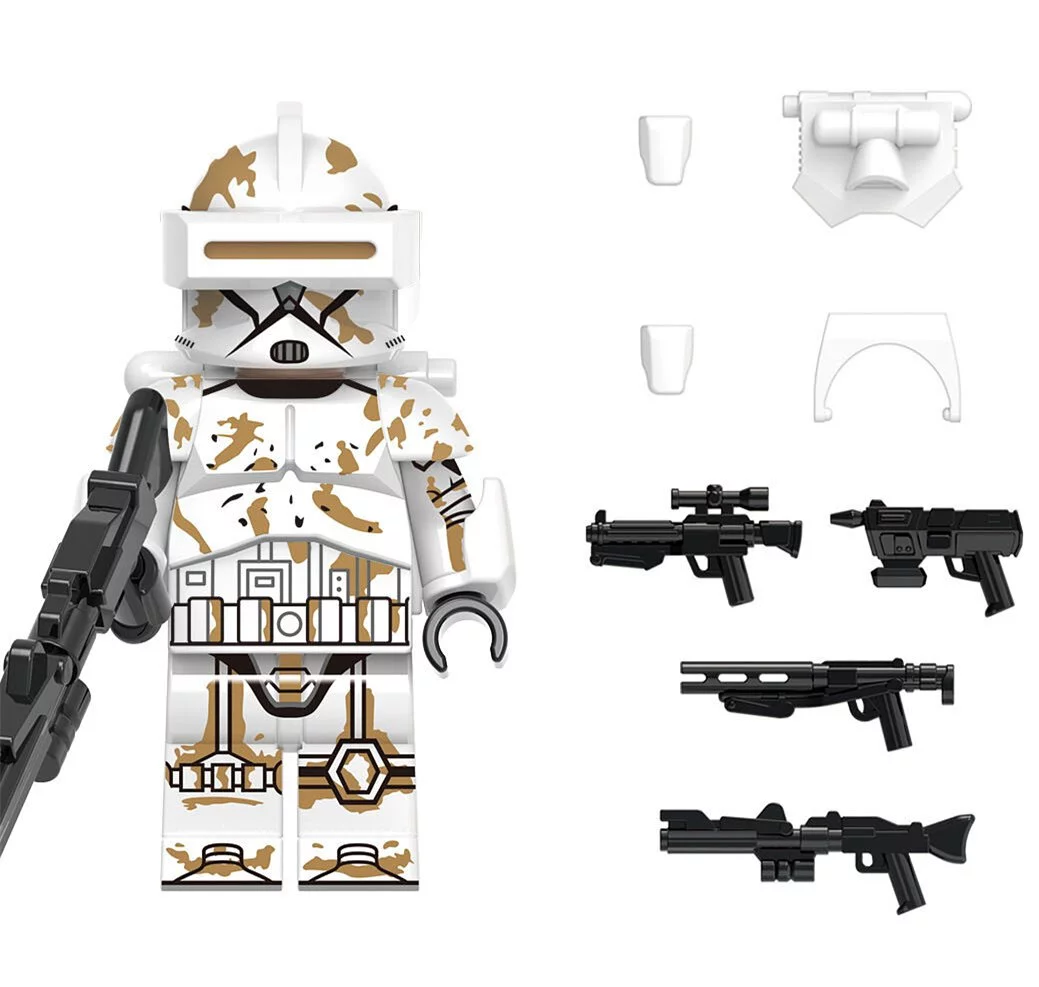 Desert Clone Trooper Custom Star Wars Minifigure1