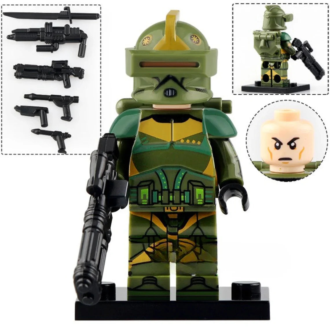 3291st Forest Combat Battalion Trooper Custom Star Wars Minifigure1