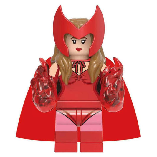 Scarlet Witch Classic Custom Marvel Superhero Minifigure1