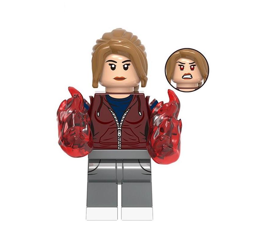 Wanda Maximoff WandaVision Custom Marvel Superhero Minifigure1