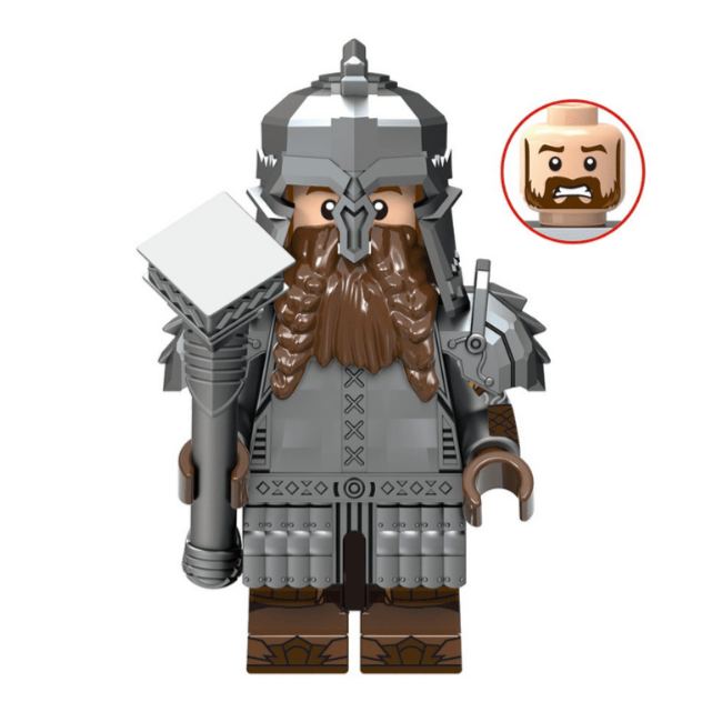 Dwarven Warrior custom Lord of the Rings Minifigure1