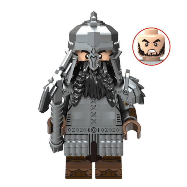 Dwarven Warrior custom Lord of the Rings Minifigure1