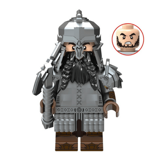 Dwarven Warrior custom Lord of the Rings Minifigure1