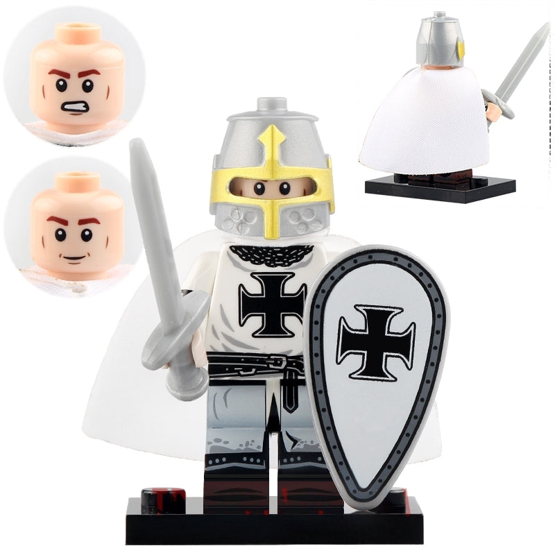 Teutonic Knight Custom Medieval Knights Templar Minifigure1