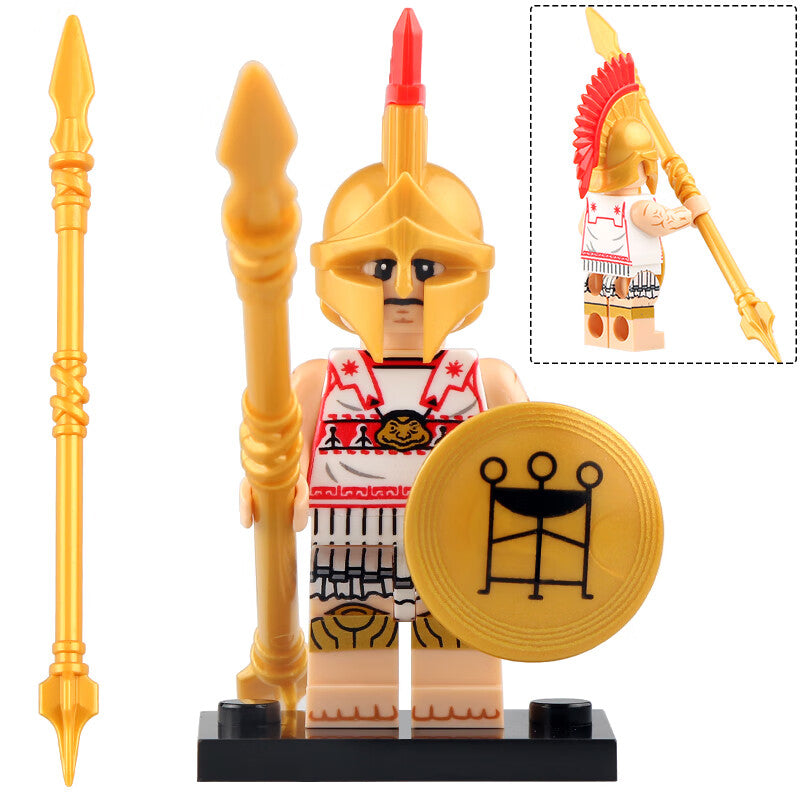 Ancient Greek Hoplite Soldier Minifigure1