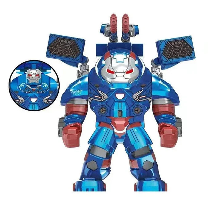 Iron Patriot Hulkbuster Marvel Superhero Large Minifigure1