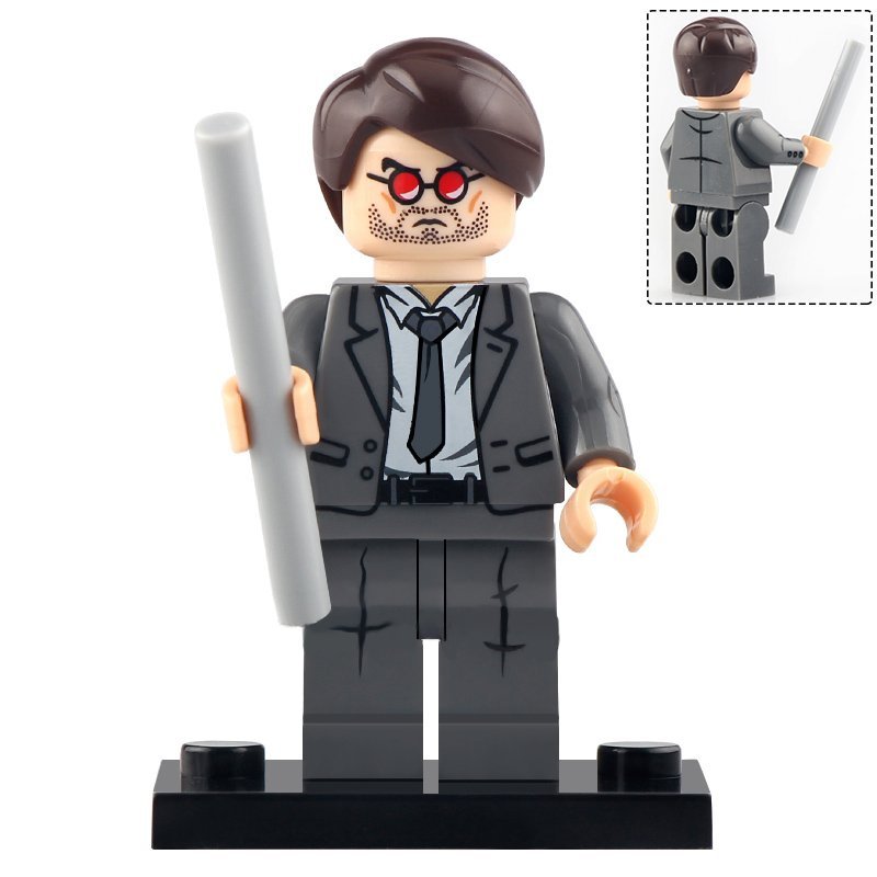 Matt Murdock (Daredevil) Custom Marvel Superhero Minifigure1