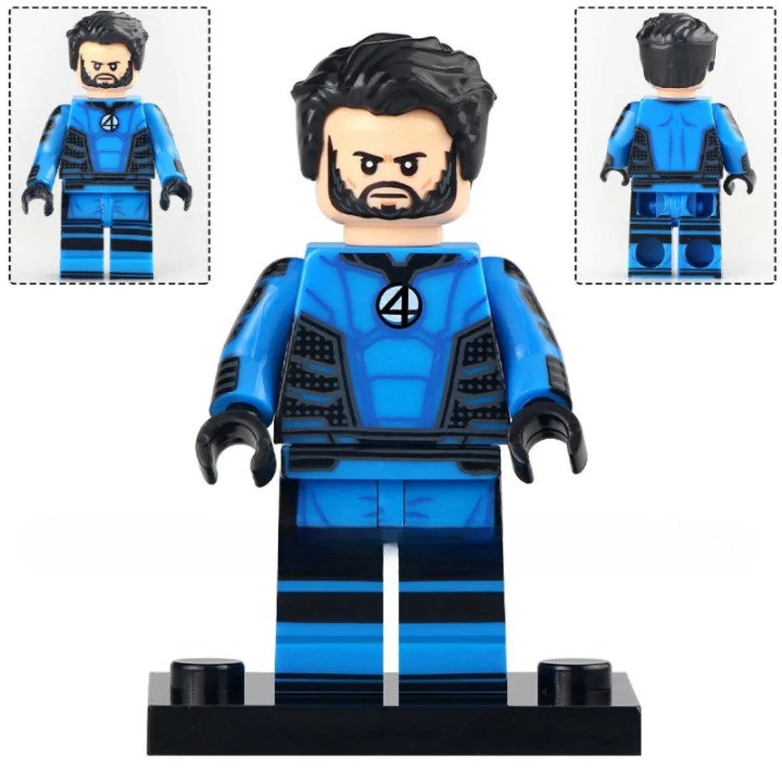 Mister Fantastic the Illuminati Marvel Superhero Minifigure1