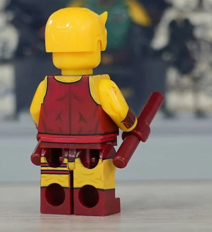 Daredevil (Silver Age) Custom Marvel Superhero Minifigure3