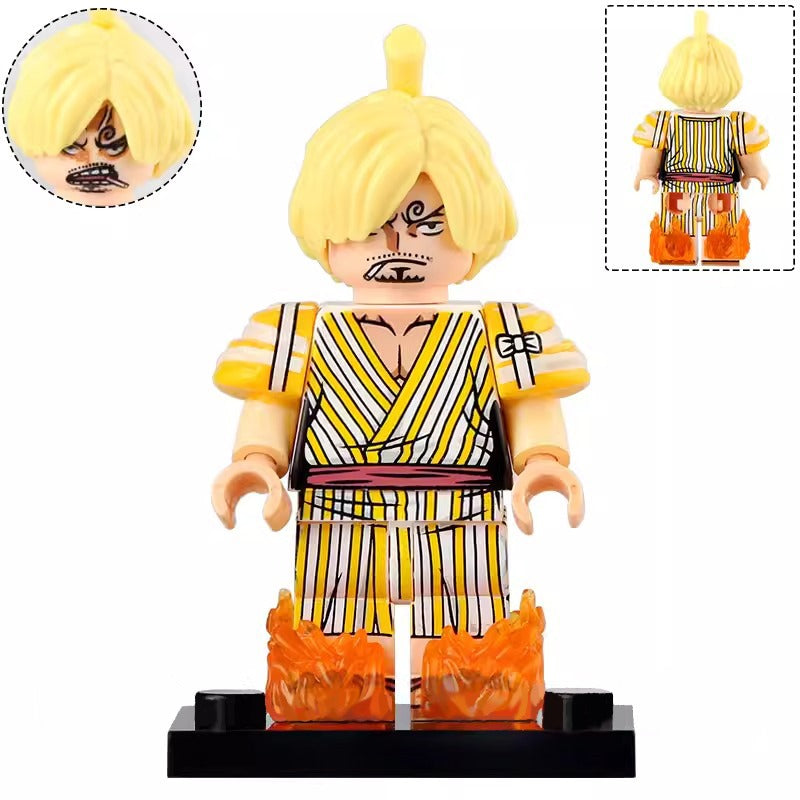 Vinsmoke Sanji Custom One Piece Anime Minifigure1