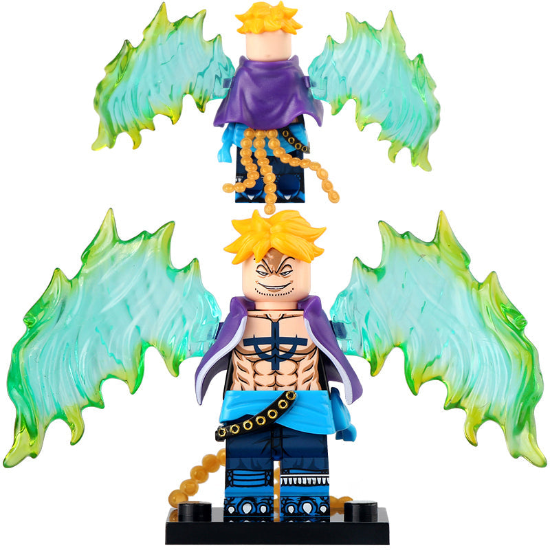 Marco the Phoenix Custom One Piece Anime Minifigure1