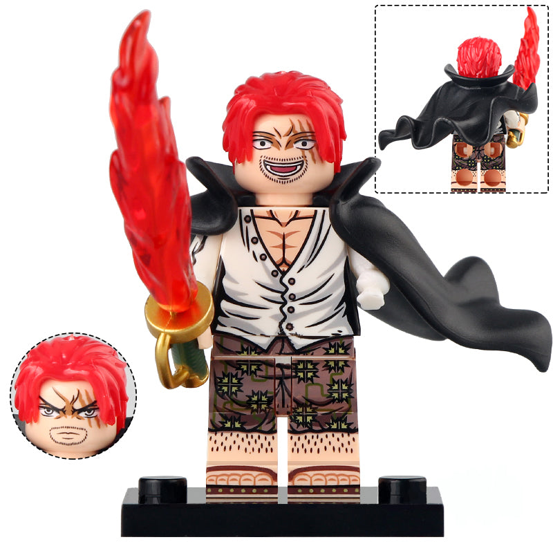 Shanks Custom One Piece Anime Minifigure1
