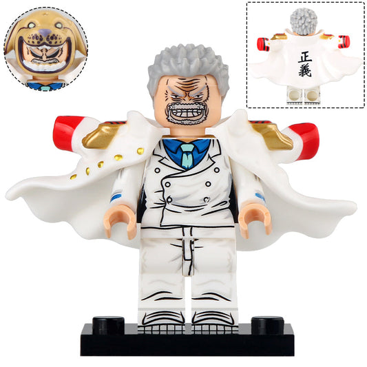 Monkey D. Garp Custom One Piece Anime Minifigure1
