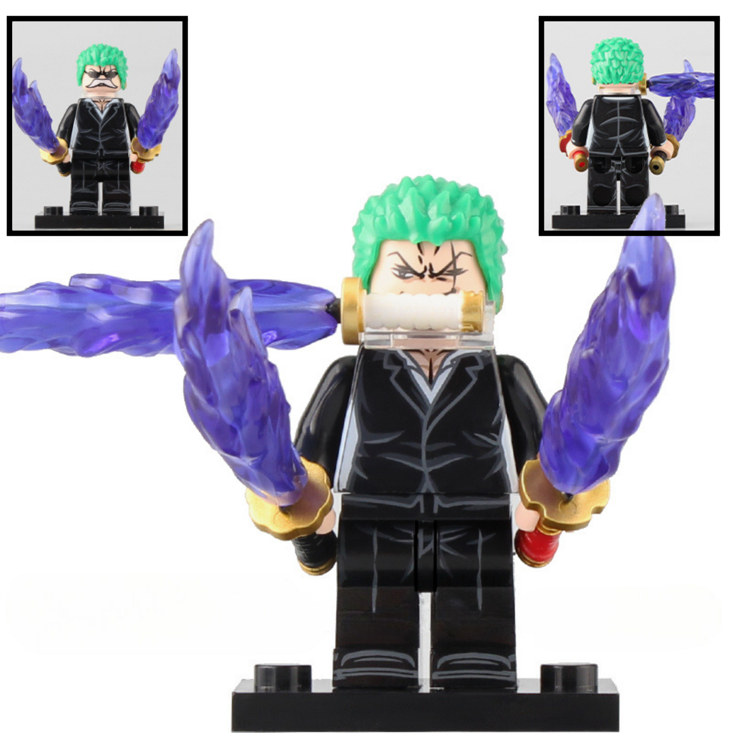 Roronoa Zoro Custom One Piece Anime Minifigure1