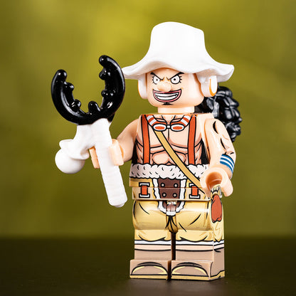 Usopp Custom One Piece Anime Minifigure2