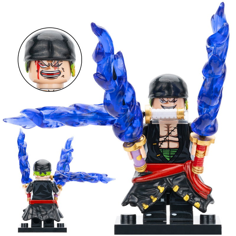 Roronoa Zoro Custom One Piece Anime Minifigure1