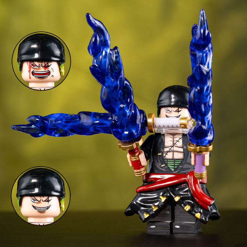 Roronoa Zoro Custom One Piece Anime Minifigure2
