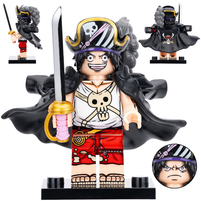 Monkey D. Luffy Custom One Piece Anime Minifigure1