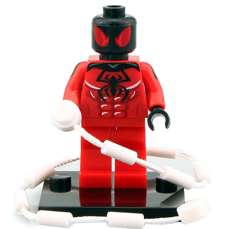 Scarlet Spider (Kaine Parker) Custom Marvel Superhero Minifigure1