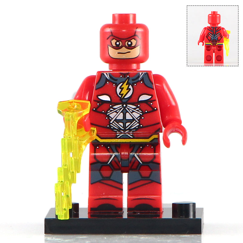 Flash Custom Design with Bolt DC Comics Superhero Minifigure1