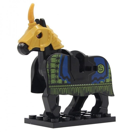 Medieval Armored Warhorse Custom Minifigure1