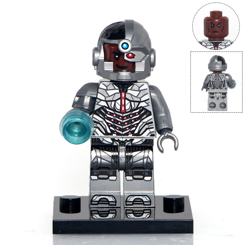 Cyborg Custom DC Comics Superhero Minifigure1