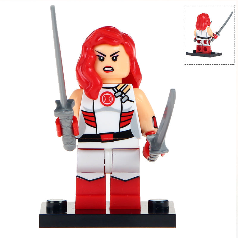 Red Widow (Ava Orlova) Custom Marvel Superhero Minifigure1
