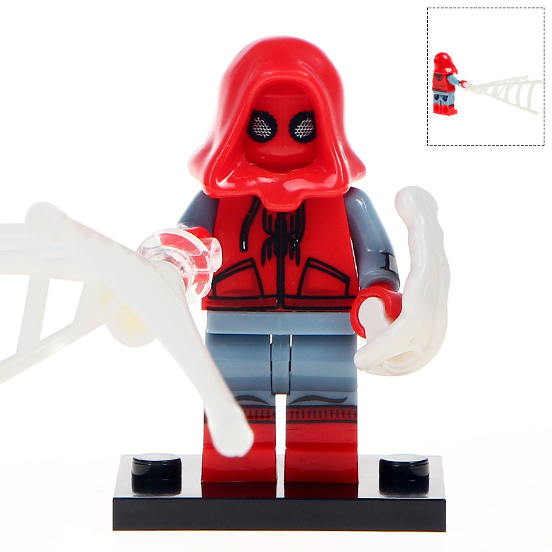 Spider-Man with Web Custom Marvel Superhero Minifigure1