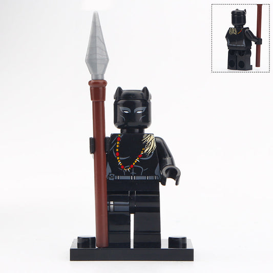 Black Panther Custom Marvel Superhero Minifigure1