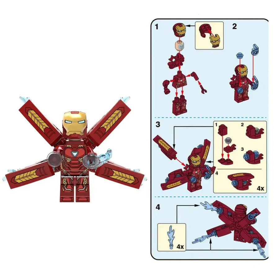 Iron Man Mark 50 Custom Marvel Superhero Minifigure3