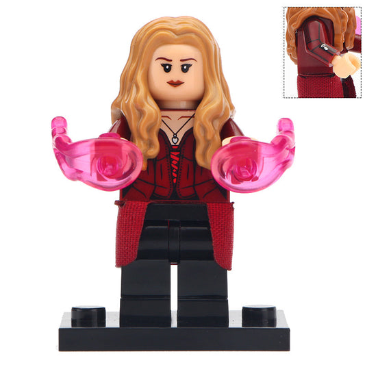 Scarlet Witch Custom Marvel Superhero Minifigure1