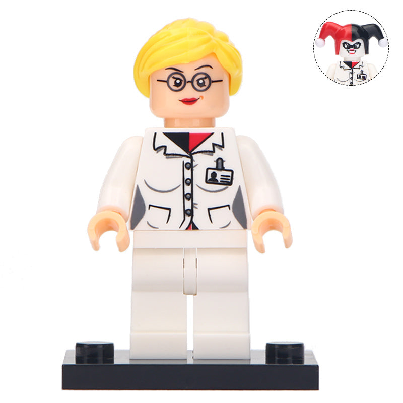 Dr. Harleen Quinzel (Harley Quinn) Custom DC Comics Supervillain Minifigure1