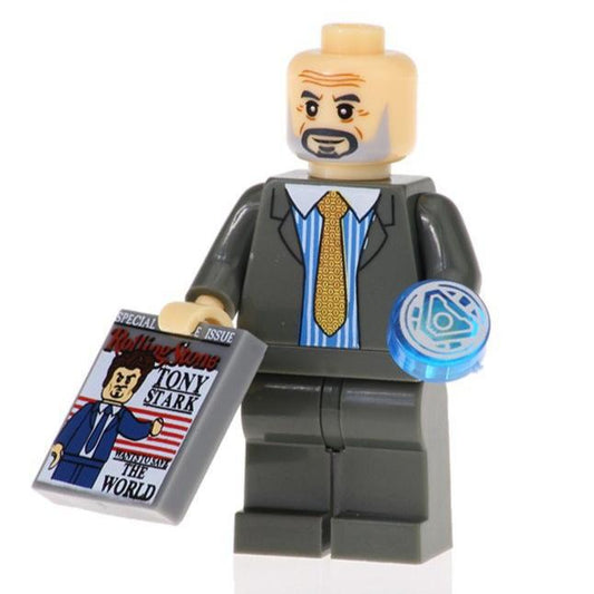 Obadiah Stane Custom Marvel Supervillain Minifigure1