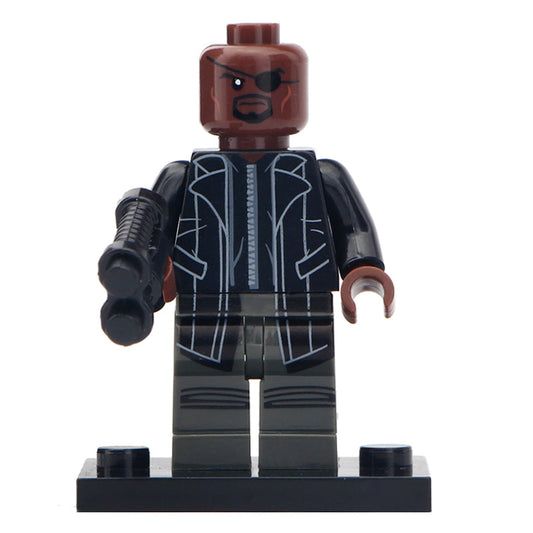 Nick Fury Custom Marvel Superhero Minifigure1
