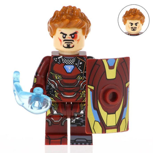 Iron Man Mark 50 with Shield custom Marvel Superhero Minifigure1