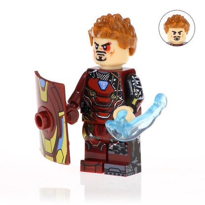 Iron Man Mark 50 with Shield custom Marvel Superhero Minifigure2