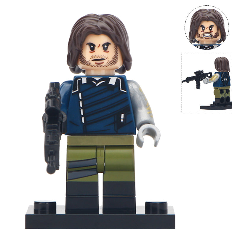 Winter Soldier Custom Marvel Superhero Minifigure1