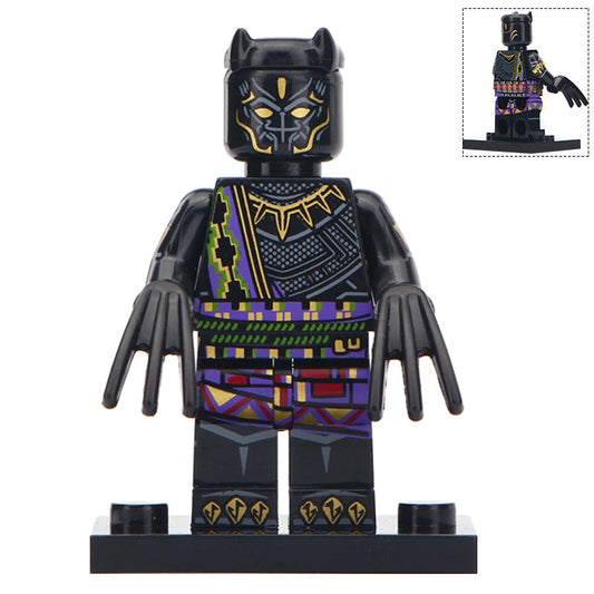 T'Chaka Black Panther Custom Marvel Superhero Minifigure1
