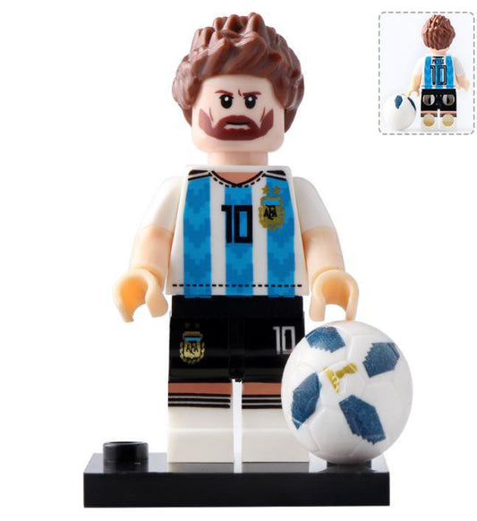 Lionel Messi Minifigure Argentine International Kit Football Legend1