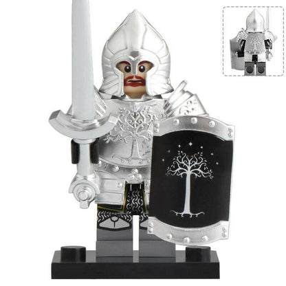 Gondor Soldier with Armor custom Lord of the Rings Minifigure1