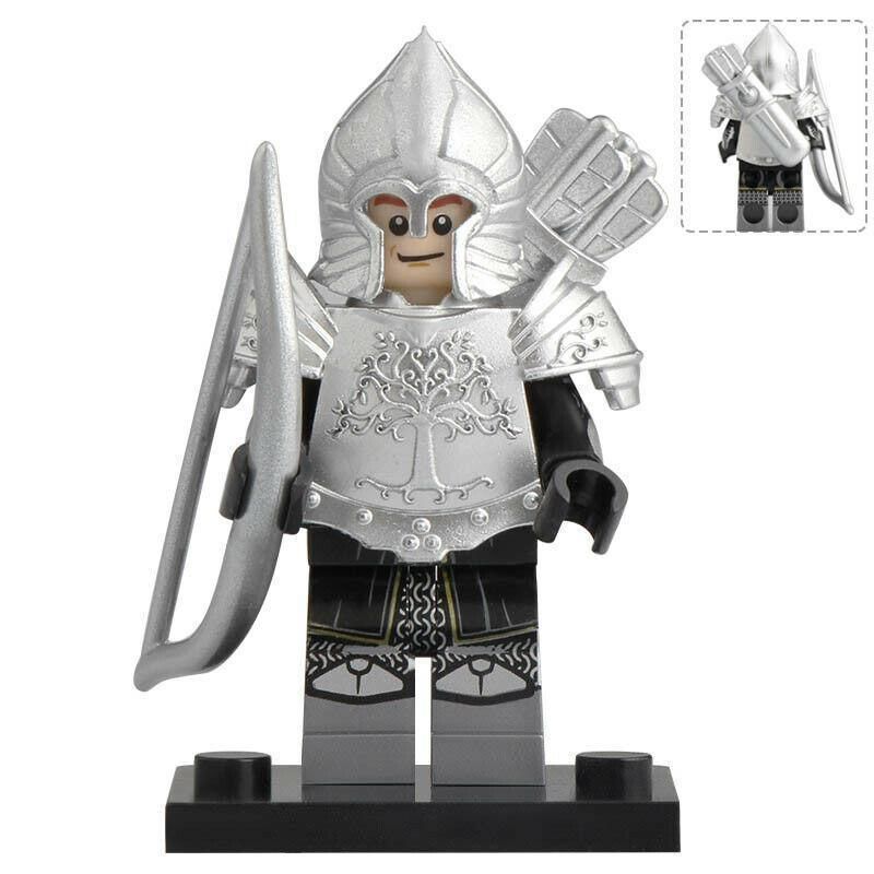 Archer Gondor Soldier with Armor custom Lord of the Rings Minifigure1