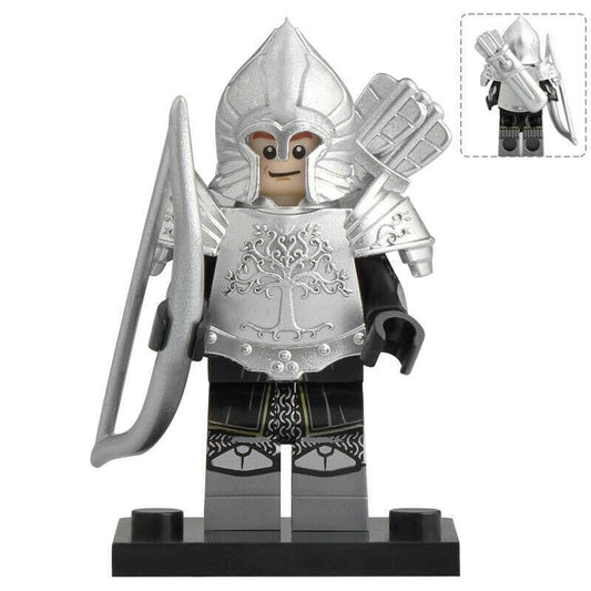 Archer Gondor Soldier with Armor custom Lord of the Rings Minifigure1