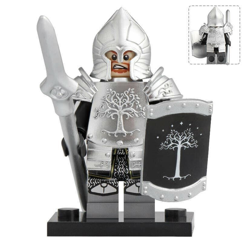 Gondor Soldier with Armor custom Lord of the Rings Minifigure1