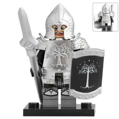 Gondor Soldier with Armor custom Lord of the Rings Minifigure1