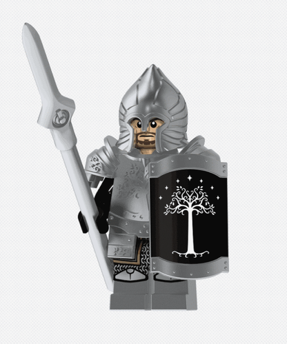 Gondor Soldier with Armor custom Lord of the Rings Minifigure2