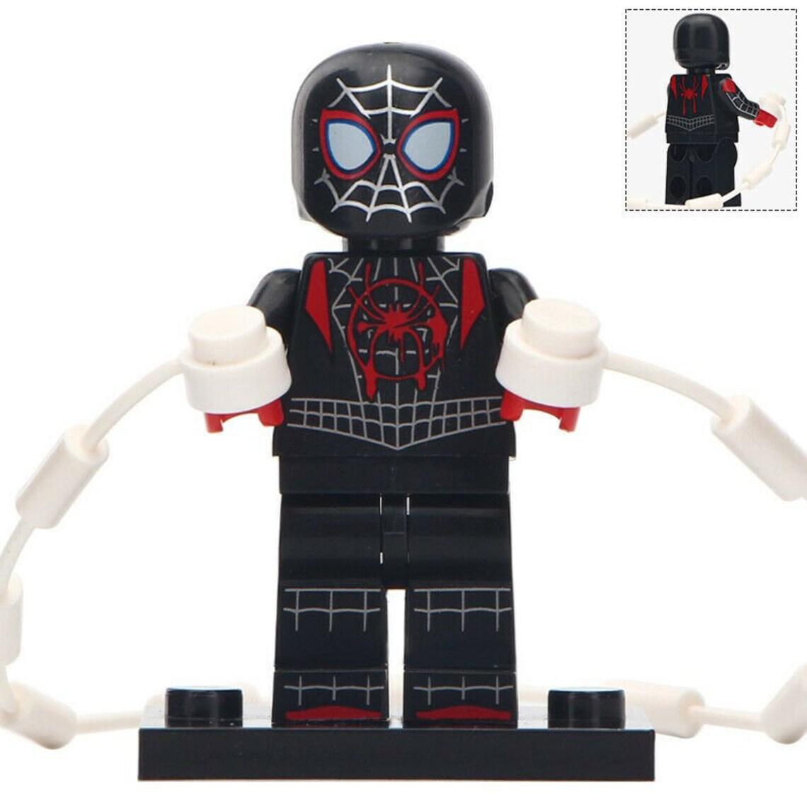 Miles Morales Spider-Man Custom Marvel Superhero Minifigure1