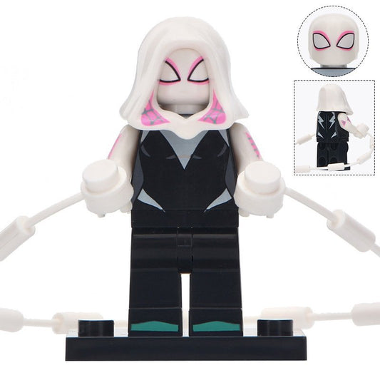 Gwen Stacy Spider-Verse Custom Marvel Superhero Minifigure1
