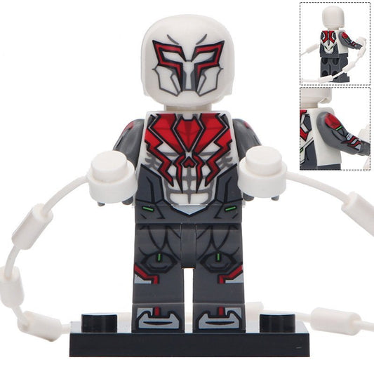 Spider-Man 2099 White Suit Custom Marvel Superhero Minifigure1